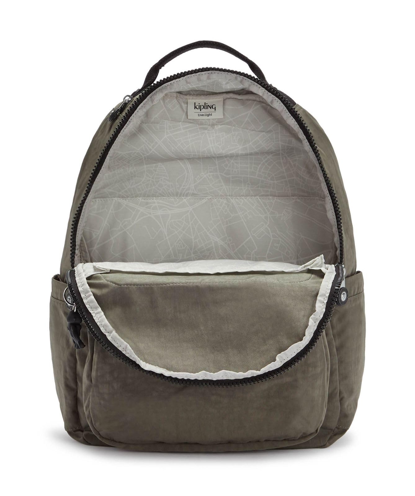 Kipling SEOUL Large Backpack, Green Moss (Green)