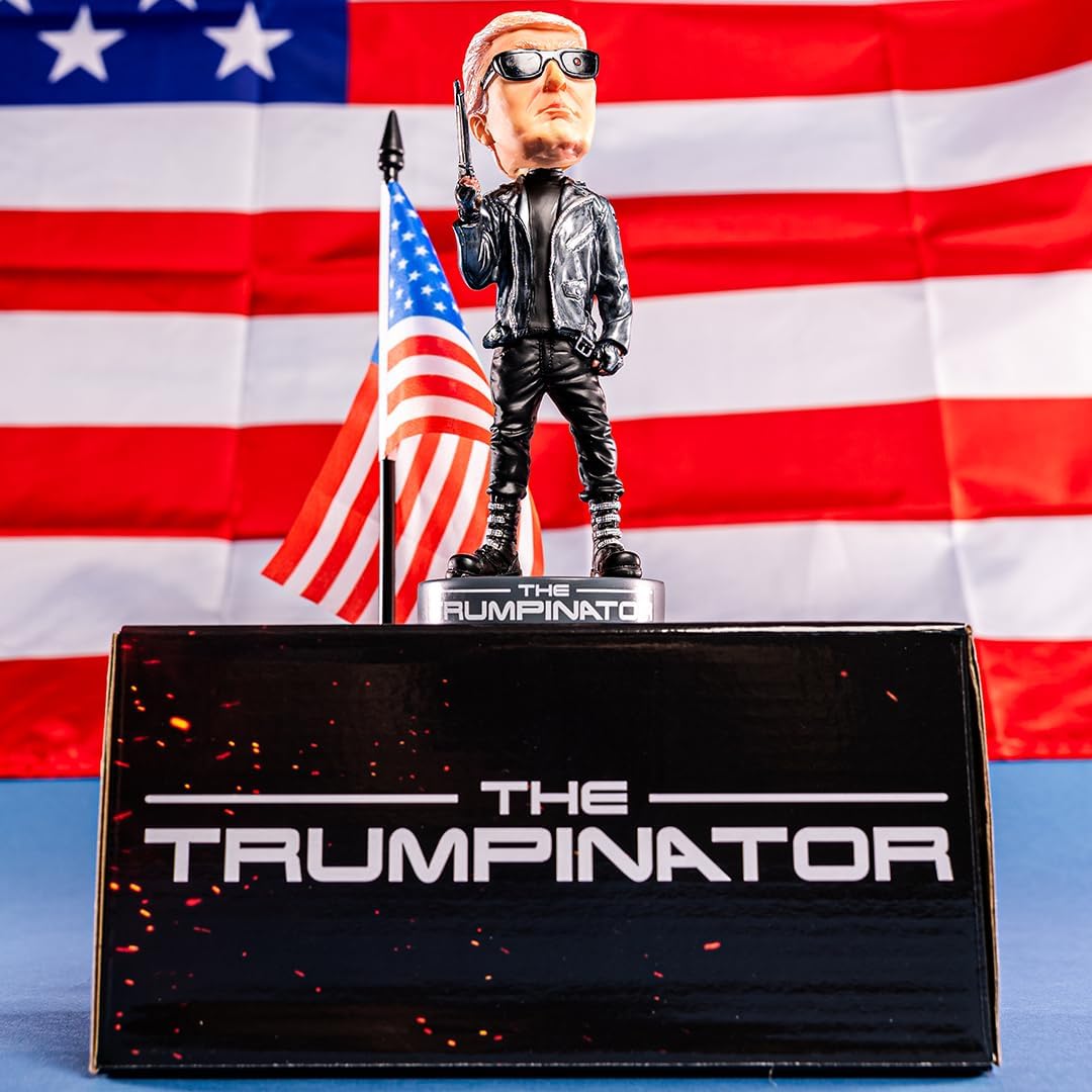 Donald Trump Collectibles - The Trumpinator: 2024 Bobblehead for Proud Patriots and Supporters | #1 Gift for Patriotic Americans
