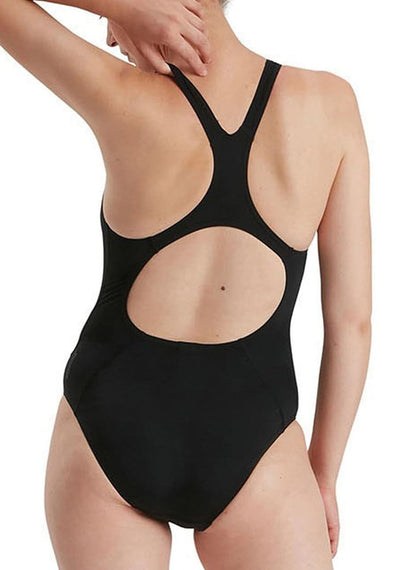 Speedo Women's Endurance+ Medalist | Athletic Fit | Classic Design| Chlorine Resistant | Extra Flexibility, Black, 36