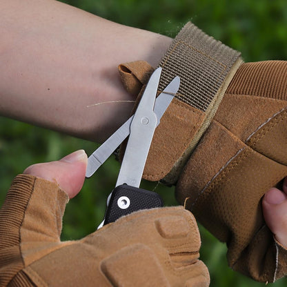 ROXON S503G 9 in 1 Mini Multi Tool EDC Pocket Knife Multitool with G10 Handle,Scissors,Screwdriver,Threader,Awl, Flat Screwdriver,Ruler,Tweezers for Outdoors Fishing Camping,Gifts for Men