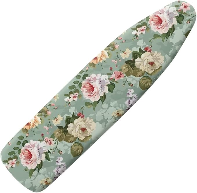 Flower Iron Board Cover with Padding Standard Size Ironing Pad Covers