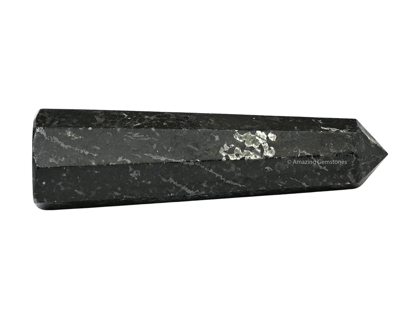 Amazing Gemstone Nuummite Crystal Towers ~ Natural Healing Crystal Point Obelisk for Reiki Healing and Crystal Grid (2" to 3" INCH)