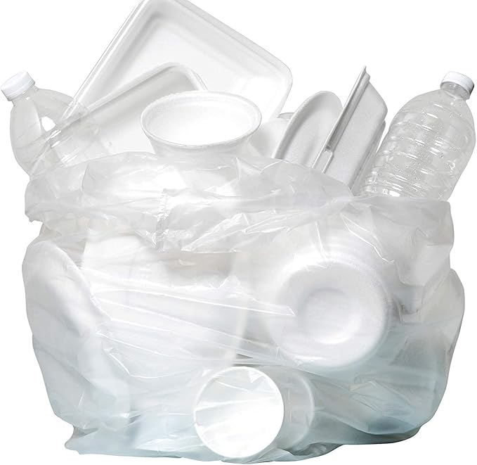 Aluf Plastics SCR-243308C 12-16 Gallon Trash Bags