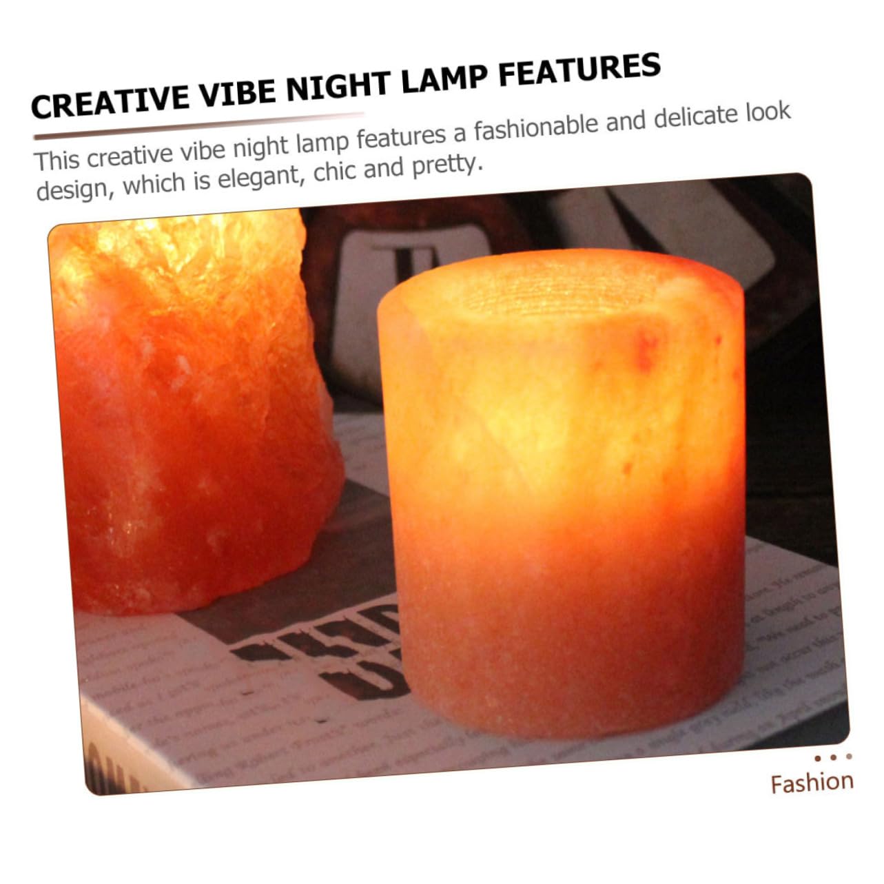 STOBAZA Japanese Decor Candle Holder Himalayan Salt Table Decor Eco-Friendly Home Ornament