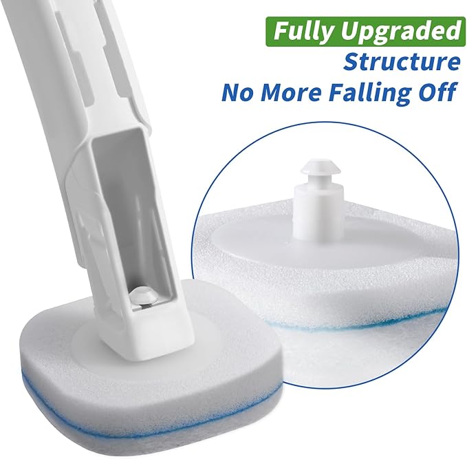 oshang 28 Count Toilet Brush Refills, Toilet Refill Pads, Disposable Toilet
