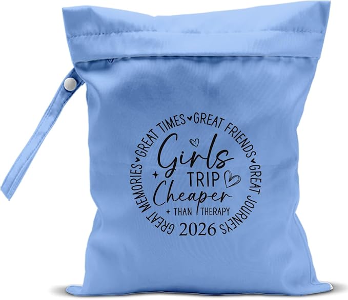 Girls Trip Gifts Wet Dry Bag, Beach Bag Wet Bag Favors,