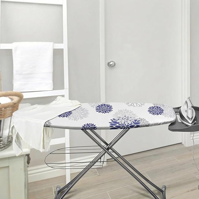 SheeChung Ironing Board Cover and Pad 18“x49”, Thick Scorch Resistant Padding