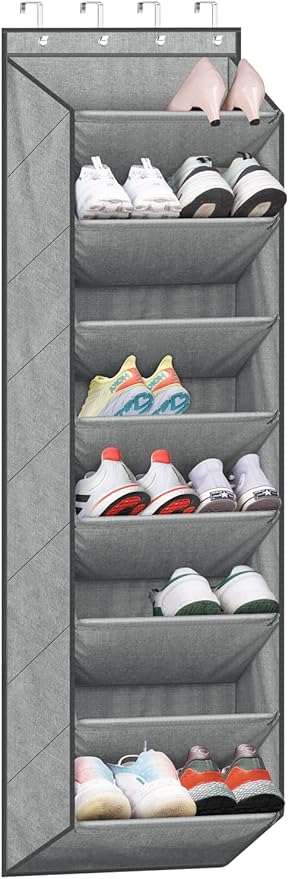 SLEEPING LAMB Over The Door Shoe Organizer