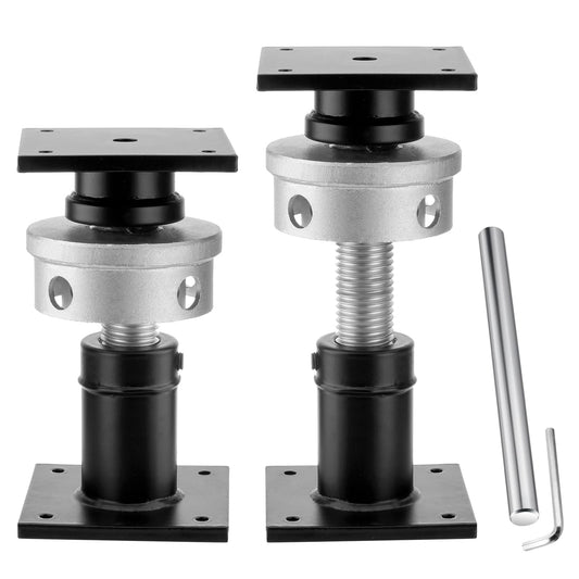 TRUCFUSION Screw Jacks Home Leveling, 6.5-9" House Floor Jacks, 22,046 lbs Load Capacity Small Basement Floor Jack for Crawl Space, 2 PCS Black