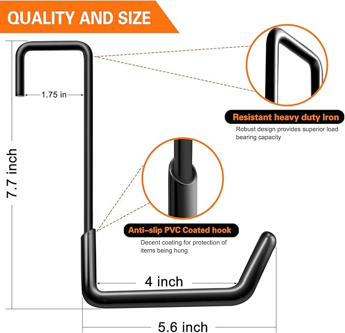 Rafter Hanger Large S Garage Hooks Bike Storage System Holder Organizer