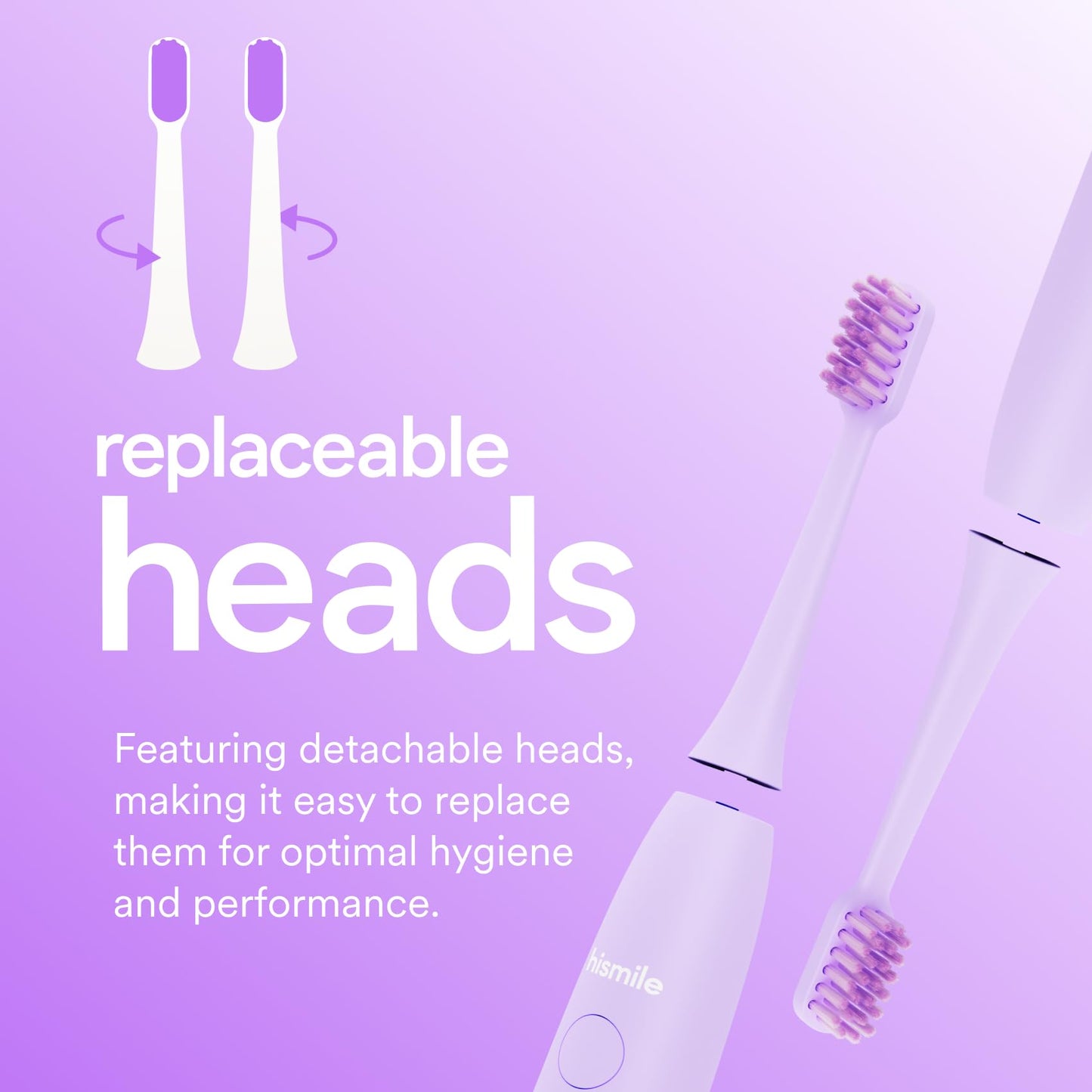 HISMILE Electric Toothbrush, 3 Brushing Modes, Smart Timer, Rechargeable Electric Tooth Brush for Adults and Children, Soft-Tapered Bristles, Mode Memory (Pink)