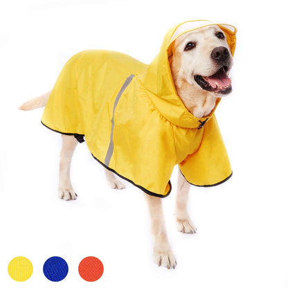 Petco Waterproof Dog Coat with Hood - Breathable, Adjustable, Yellow, 5XL