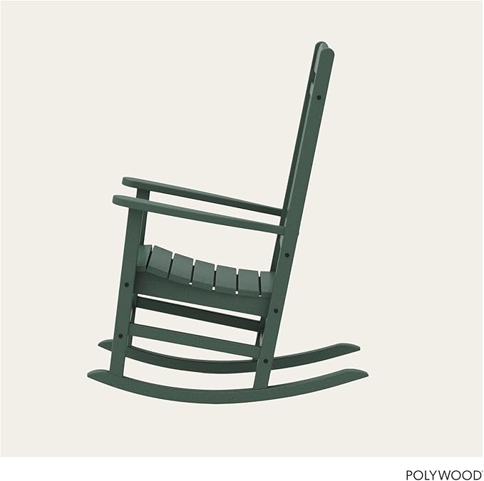 POLYWOOD Presidential Rocking Chair in Green