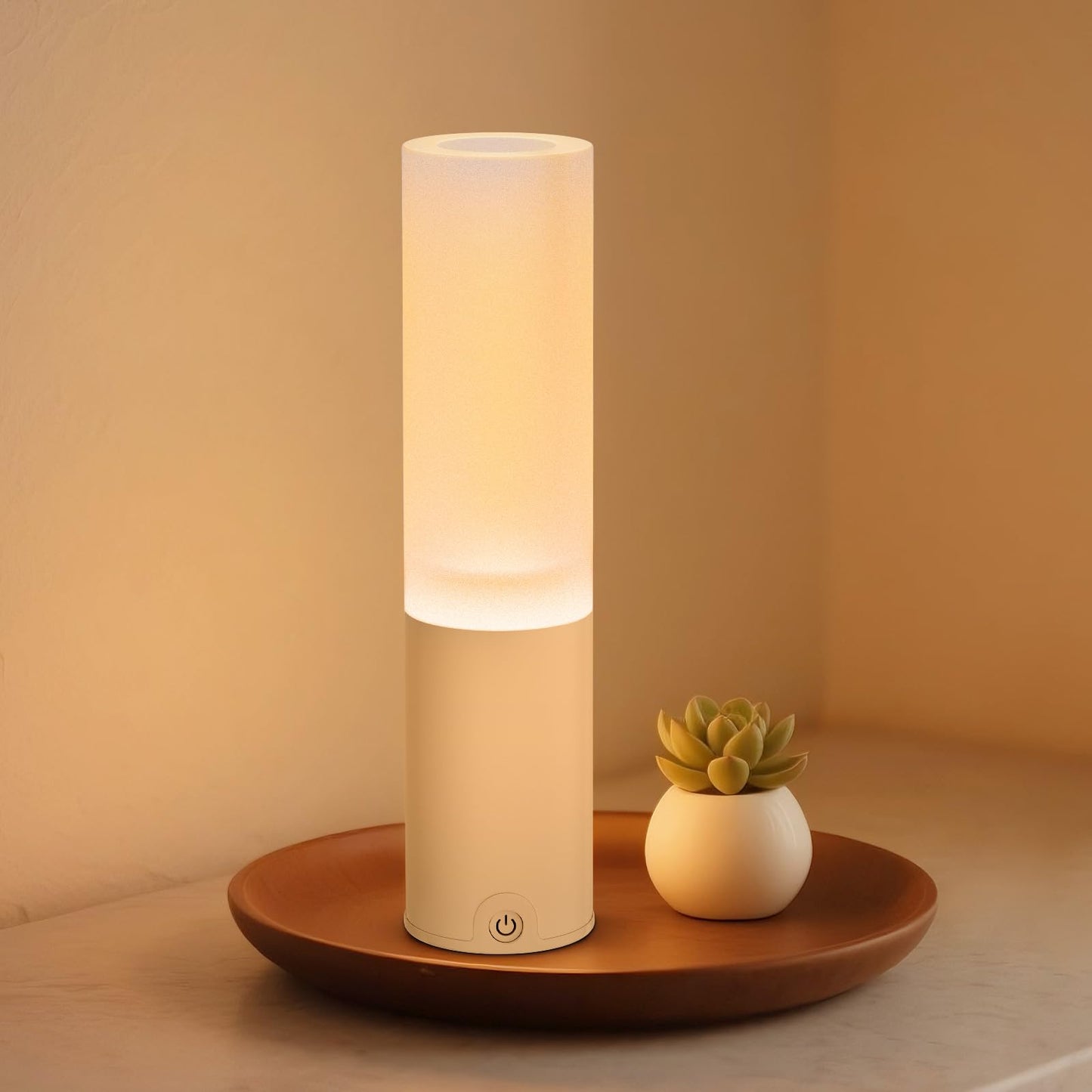 EppieBasic Cordless Table Lamp: 20H Battery Fast Charge - RGB Shower Lamp