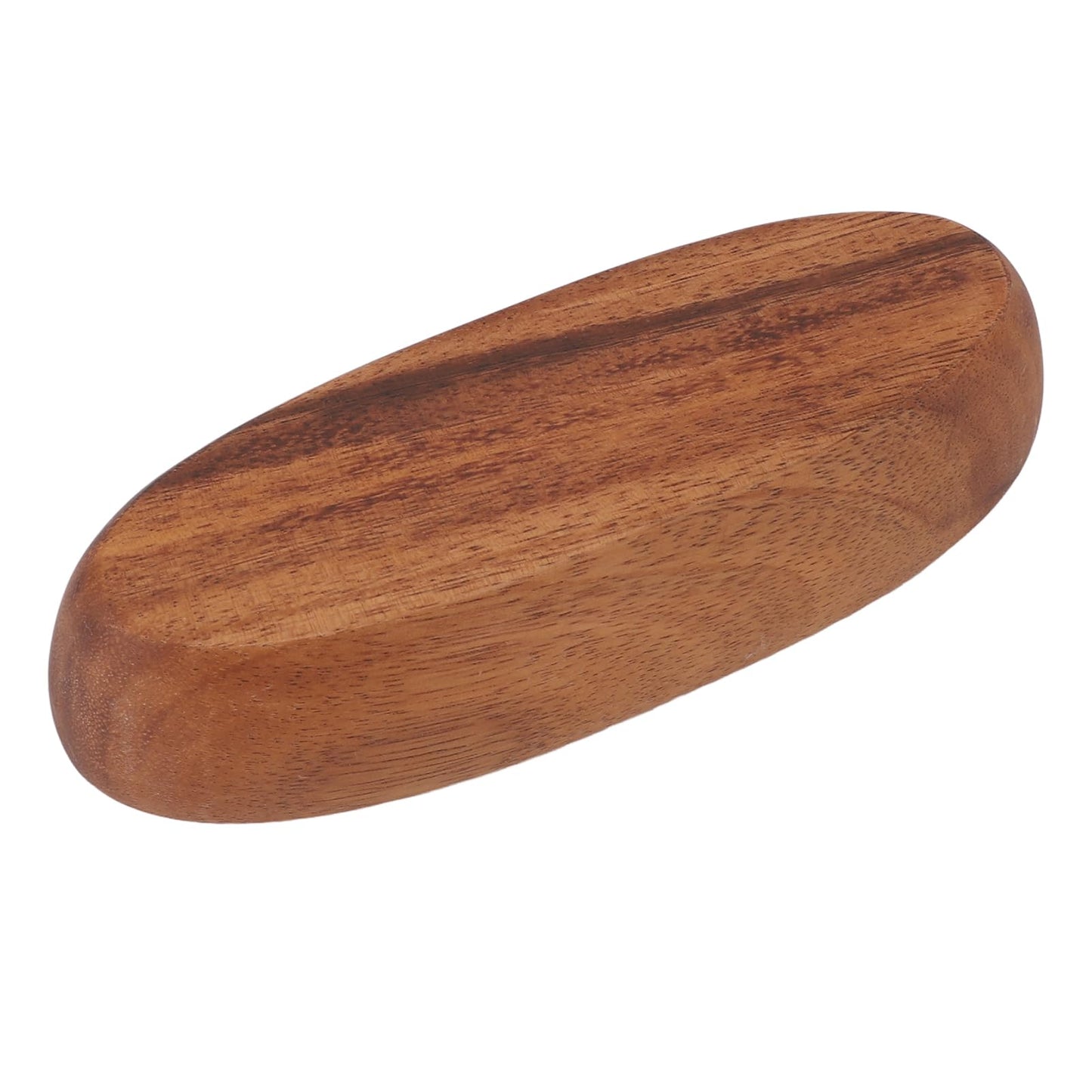 HAOHIZE Handcrafted Decorative Boat Bowl, Rustic Wooden Salad Bowl for Food Bread Fruits Snack Dessert, Coffee Table Tray or Entryway Catchall, Long Oval Design for Modern Farmhouse Decor