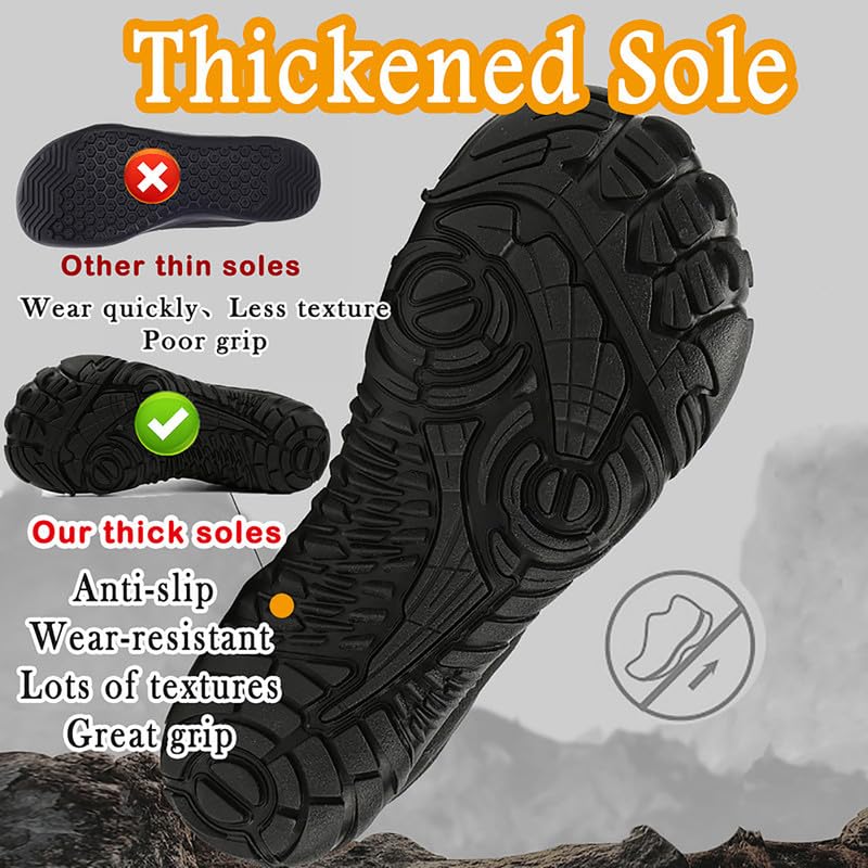 Barefoot Shoes Men Women Minimalist Shoes Zero Drop Workout Cross-Trainer Hiking Water Wide Toe Box Grounded Footwear Weightlifting Walking White