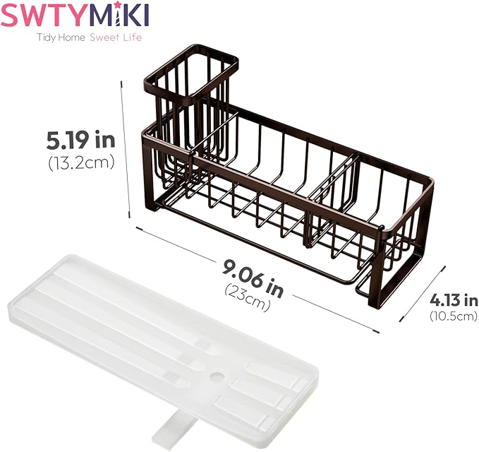 SWTYMIKI Sponge Holder for Kitchen Sink
