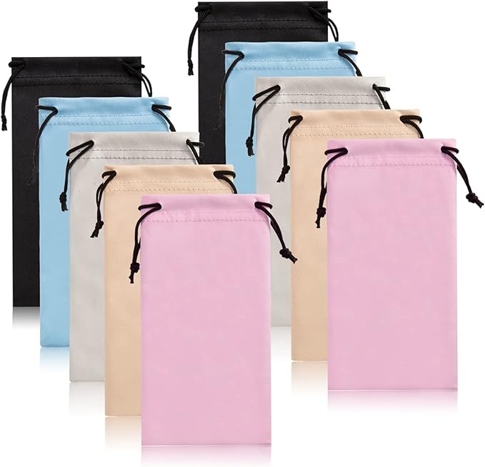 TRIUMPH VISION Soft Eyeglass Pouch 3 Pack