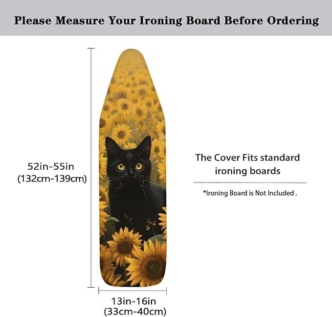 Ironing Board Cover, Pretective Covers 15 x 54 Iron Board Covers Sunflower and