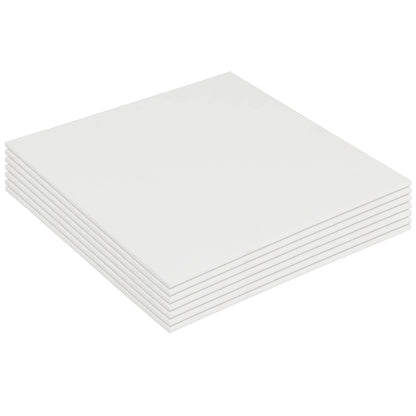 Belle Vous Blank Canvas (24 Pack) - 10 x 10cm (4 x 4 inches) - Pre Stretched Canvas Panel Boards - Suitable for Acrylic and Oil Painting Also for Sketching and Drawing