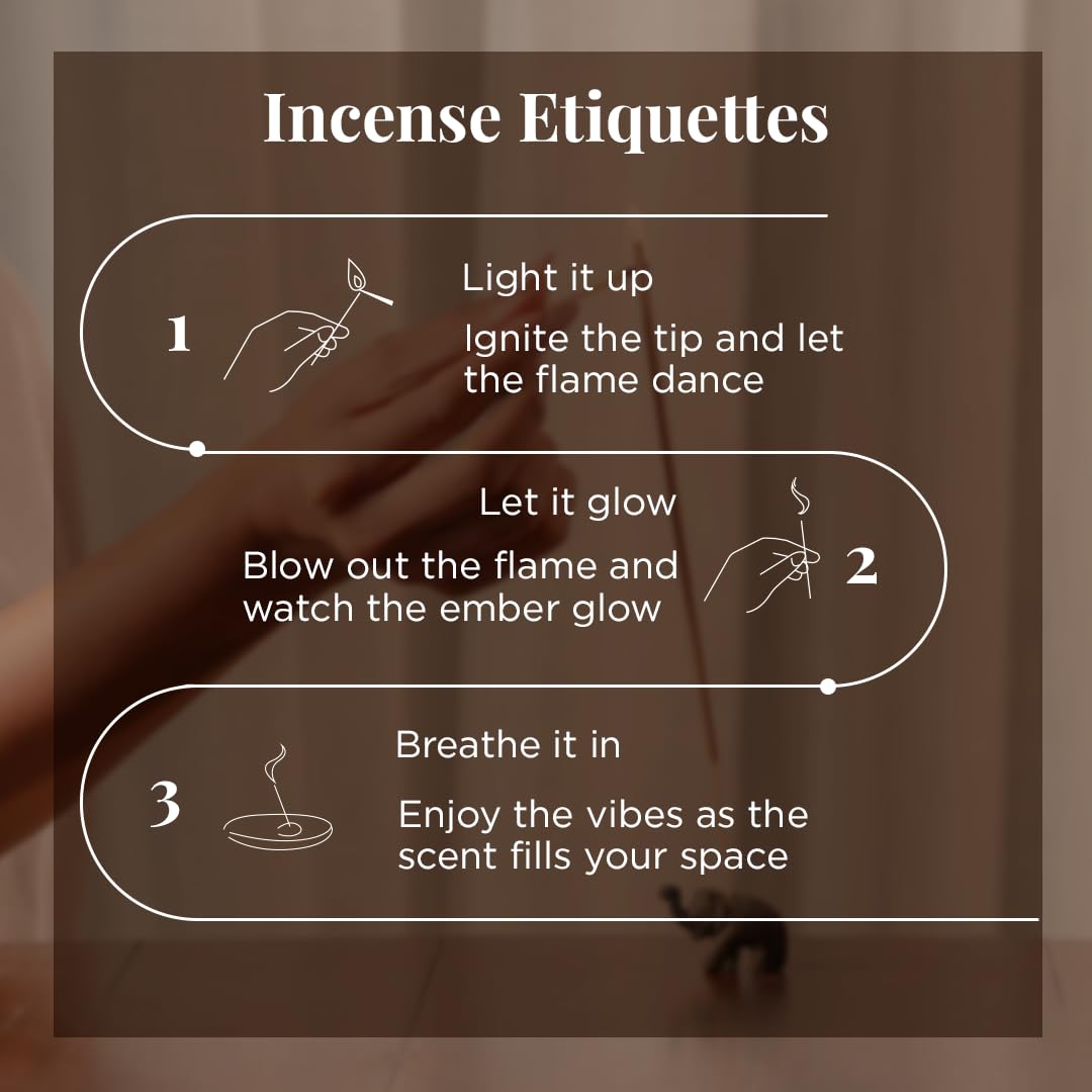 Folkulture Incense Sticks with Holder (100 Sticks)| Eucalyptus Incense Stick for Meditation, Aromatherapy, Realxation Gifts | No Charcoal,Organic,Non Toxic, 45 Mins, Long Burning Insence-Sticks