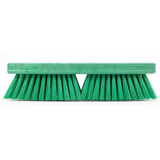 SPARTA Plastic Floor Scrub Brush, Brush Head Only, Deck Brush