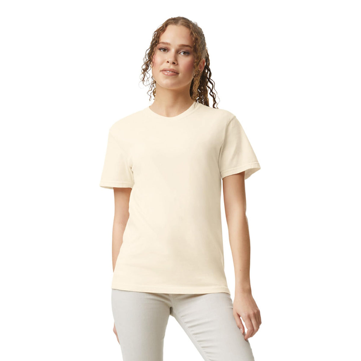 Comfort Colors Adult Heavyweight Short Sleeve Tee, Style G1717/G1745, Ivory (2-Pack), X-Large