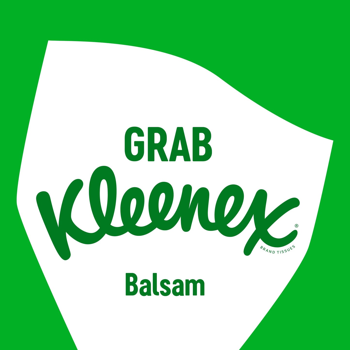 Kleenex® Balsam Facial Tissues - Pack of 12 Tissue Boxes - Balm Tissues Protect and Soothe Your Nose When You've Got a Cold - Balmcare® with Aloe Vera, Vitamin E and Calendula
