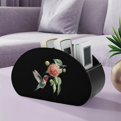Hummingbird Remote Control Holder with 5 Compartments Caddy Desktop Organizer for Home Office