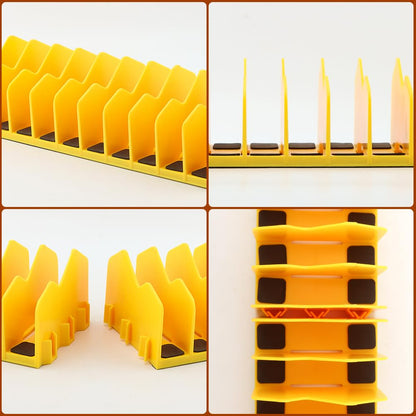 Plier Pro No-Slip Plier Organizer,2 Pcs Pliers Rack with Rubber Base,Holds 10-Tools of Any Size,Durable & Long-Lasting Tool Storage Box Rack for Pliers,Cutters,Other Small Tools