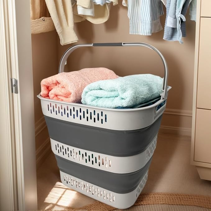SAMMART 38L Collapsible Laundry Basket