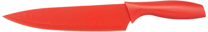 Amazon Basics Color-Coded Dishwasher Safe Kitchen Knife Set, 12-Piece with Ergonomic Handles, Non-stick Sharp Blades, 6 Knives with 6 Blade Guards, Multicolor, 13.88 x 4.13 x 1.38 inch