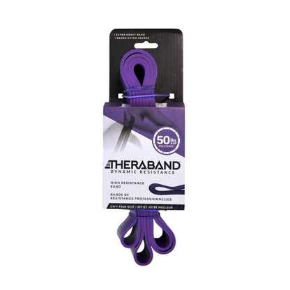 THERABAND High Resistance Bands, Set of 2 Elastic Super Bands for Improving Flexibility, Injury Rehab, & Full Body Workouts, Heavy Duty Stretch Bands for Lifting, 1 Light & 1 Medium Band