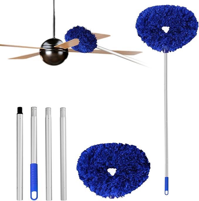 Ceiling Fan Cleaner Duster Reusable Microfiber Ceiling Fan Blade Cleaner