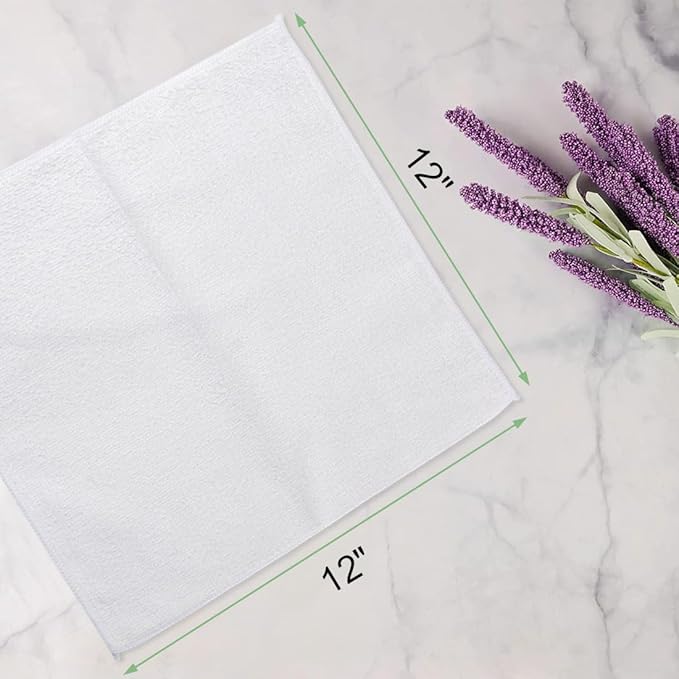 Washcloths - 20 Pack - Face Towels, Highly Soft Wash Cloths and Hand Towels