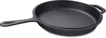 KICHLY 3.0L,3.2 Quart Pre Seasoned Cast Iron Combo Cooker Dutch Oven with Lid, 10.25 Inch, 26 cm Dual Function Skillet Pot with lid, Cast Iron Casserole Dish with Lid