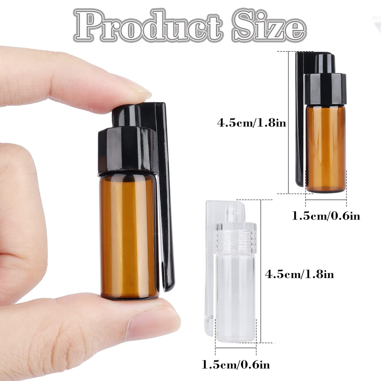 Clear Salt and Pepper Shakers Glass Set Classic Style Glass Spice Shakers Outdoors Travel Home Kitchen Boxes