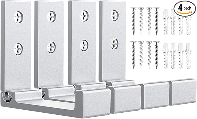 OHIYO 4pcs Folding Coat Hooks Heavy Duty Wall Hooks