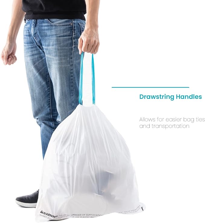 Home Zone Living 8 Gallon Kitchen Trash Bags
