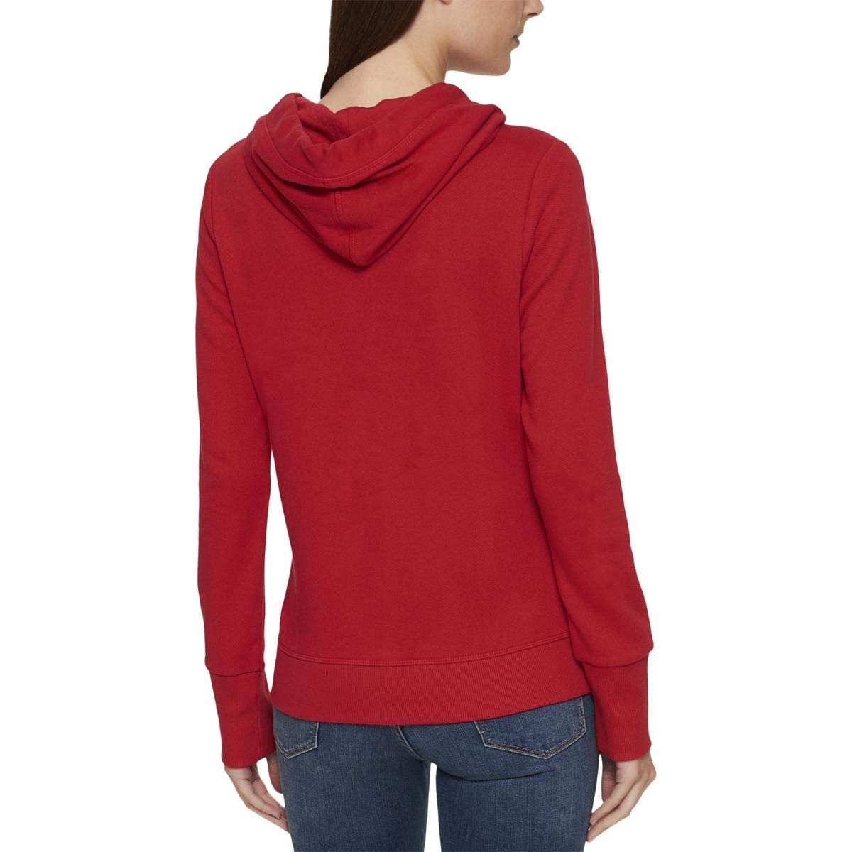 Tommy Hilfiger Flag Zip Hoodie Scarlet 2XL (US 20-22)