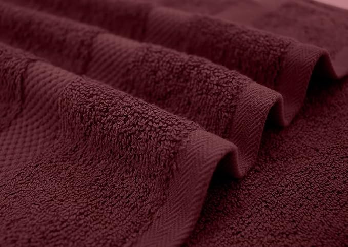 DAN RIVER Bath Towels Set of 4, 27 x 54 Inches, 100% Cotton, Larger & Lighter