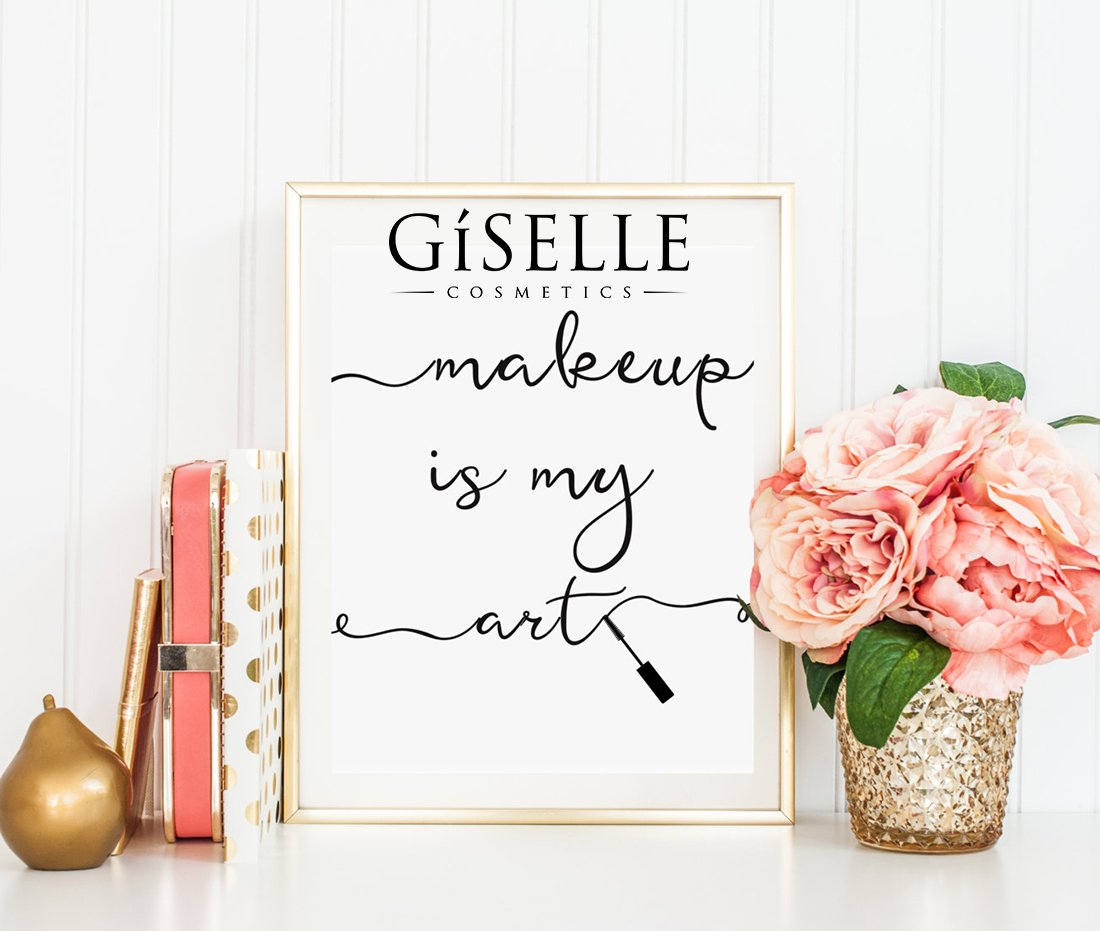 Giselle Cosmetics Loose Powder Mineral Foundation for Full Facial Coverage, Girl's Best Friend (Light), 0.18 oz.
