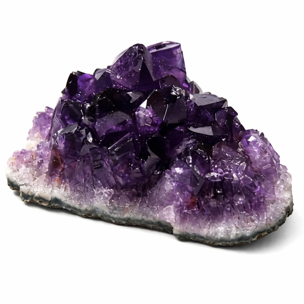 Natural Amethyst (Less Than 0.5 lb) Crystal Clusters Stone from Brazil Raw Geode Quartz - Purple Color - Mystic Stones