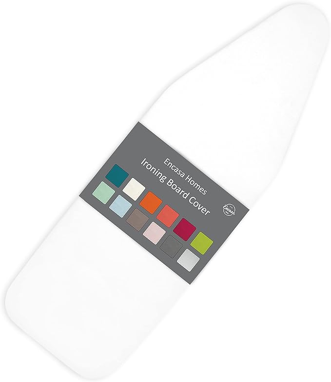Encasa XO Ironing Board Cover and Pad 49"x18" - 4mm Felt Wide Iron Board Cover
