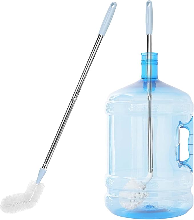 3 Gallon and 5 Gallon Water jug Cleaning Brush, Extra Long Water Bottle Carboy