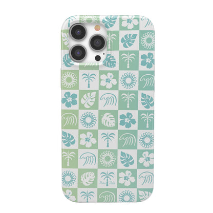 Casely iPhone 13 Pro Case | Fit Check | Neutral Checkerboard | Compatible with MagSafe | Classic Ultra Slim Design