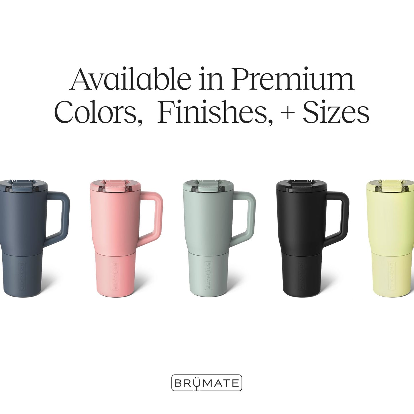 BrüMate Müv - 25oz 100% Leak Proof Insulated Coffee Mug with Handle & Lid - Stainless Steel Coffee Travel Mug - Double Walled Coffee Cup (Matte Black)