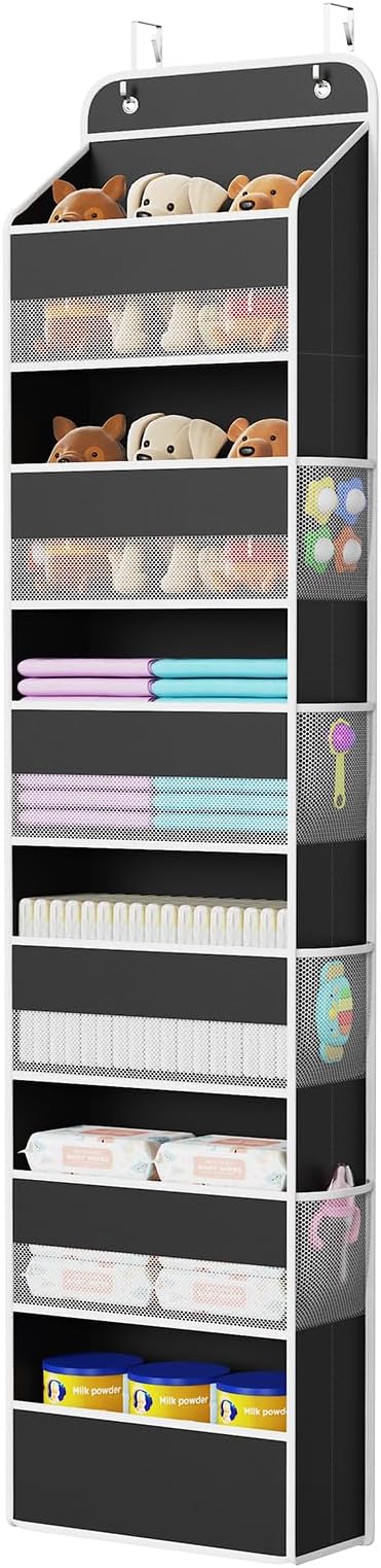 Univivi Door Hanging Organizer Nursery Closet Cabinet Baby Storage