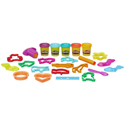 Play-Doh Fun Tub Set, 19 Accessories & Reusable Storage Container, Preschool Toys, Kids Arts & Crafts, Christmas Stocking Stuffer Gifts, Ages 3+ (Amazon Exclusive)