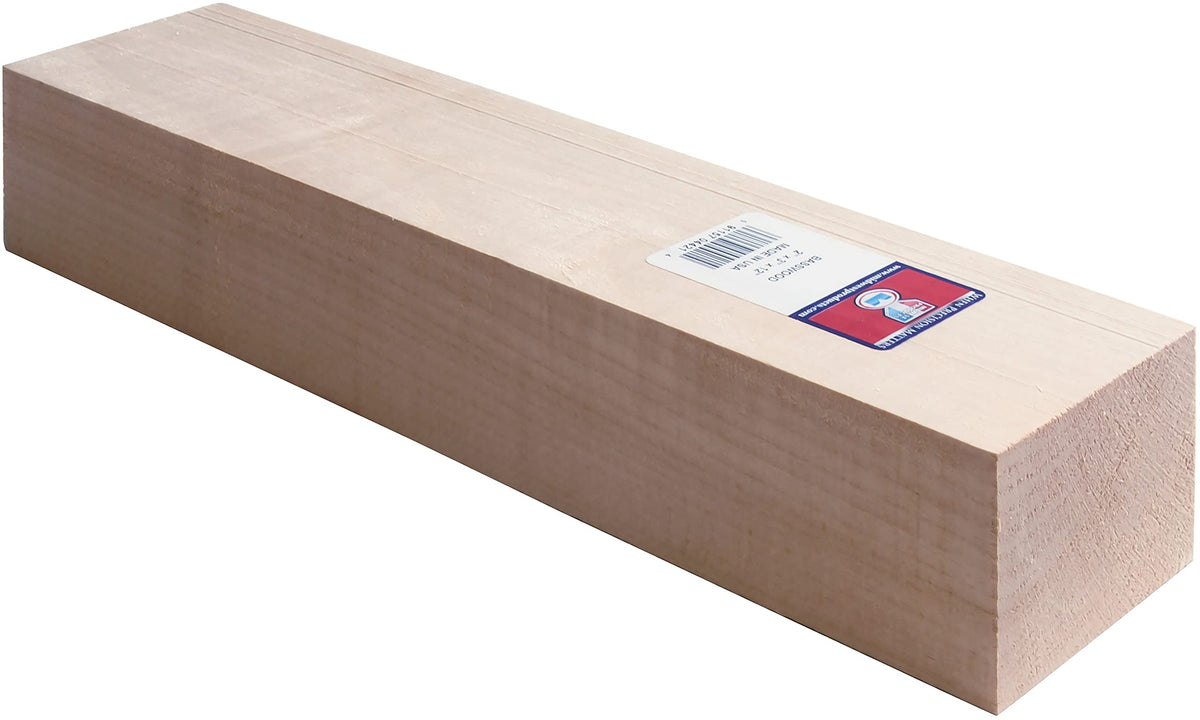 Midwest Products Co. Midwest Products 4421 Micro-Cut Quality Basswood Block, 2 by 3 by 12-Inch
